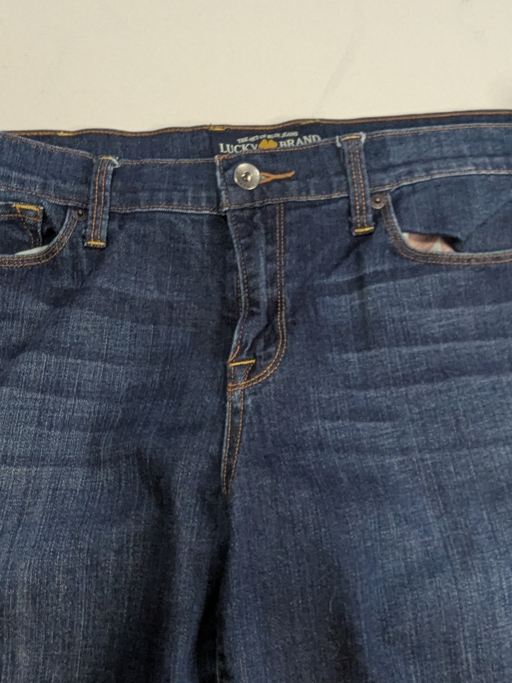 Lucky Brand Jeans Sofia Boot Blue Medium/Dark Wash Women's Size 14/32 Regular - Picture 4 of 12
